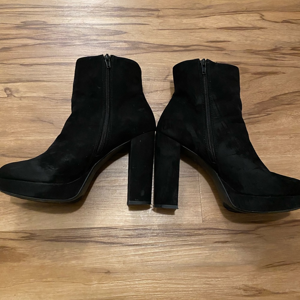 Madden Girl platform suede heels